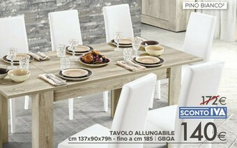 Mondo Convenienza Tavoli allungabili offerta