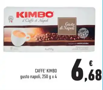 Conad Kimbo Caffè 250 g x 4 offerta
