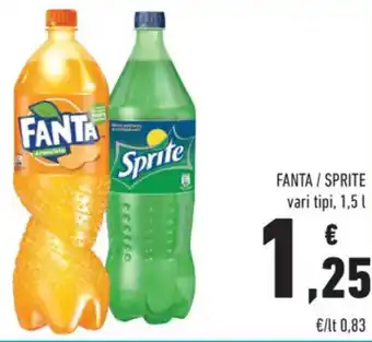Conad Fanta / Sprite 1,5 l offerta