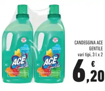 Conad Ace Gentile Candeggina 3 l x 2 offerta