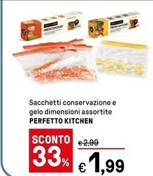 Iper La Grande Perfetto kitchen - sacchetti conservazione e gelo offerta