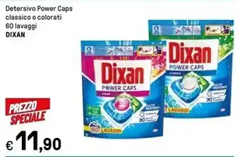 Iper La Grande Dixan detersivo power caps classico offerta