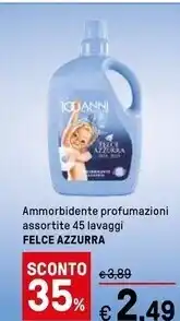 Iper La Grande Felce azzurra ammorbidente offerta