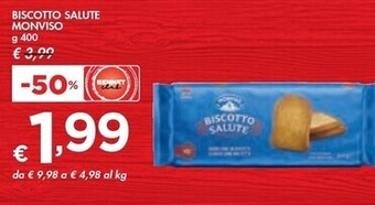 Bennet Monviso biscotto salute offerta