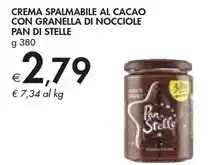 Bennet Pan di stelle crema spalmabile al cacao con granella di nocciole offerta