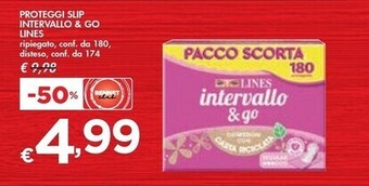 Bennet Lines proteggi slip intervallo & go offerta