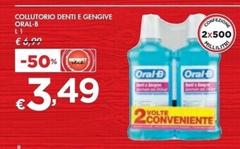 Bennet Oral b collutorio denti e gengive offerta