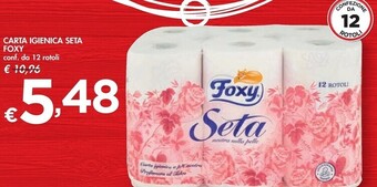 Bennet Foxy carta igienica seta offerta