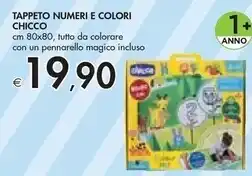 Bennet Chicco tappeto numeri e colori offerta