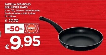 Bennet Berlinger haus padella diamond offerta