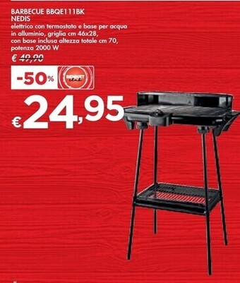 Bennet Nedis barbecue bbqe111bk offerta