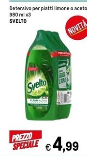 Iper La Grande Svelto detersivo per piatti limone offerta
