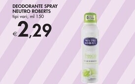 Bennet Neutro roberts deodorante spray offerta