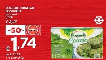 Bennet Bonduelle coccole surgelate offerta