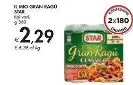 Bennet Star il mio gran ragu offerta