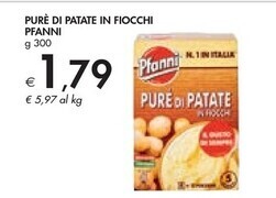 Bennet Pfanni purè di patate in fiocchi offerta