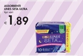 Bennet Lines assorbenti seta ultra offerta