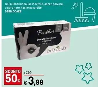 Iper La Grande Dermocare - guanti monouso in nitrile offerta