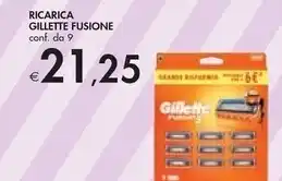 Bennet Gillette fusione ricarica offerta