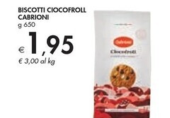 Bennet Cabrioni biscotti ciocofroll offerta