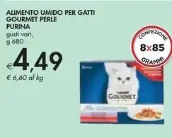 Bennet Purina alimento umido per gatti gourmet perle offerta