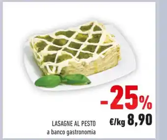 Conad Lasagne Al Pesto a banco gastronomia offerta