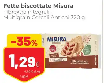 Coop Fette biscottate Misura 320 g offerta