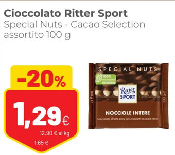 Coop Cioccolato Ritter Sport 100 g offerta