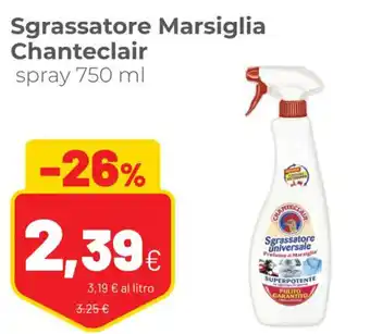 Coop Chanteclair Sgrassatore Marsiglia spray 750 ml offerta