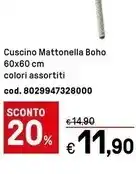 Iper La Grande Cuscino mattonella boho offerta