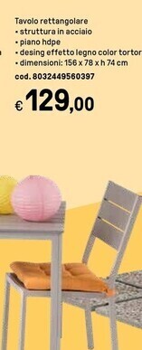 Iper La Grande Tavolo rettangolare offerta