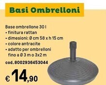 Base ombrellone