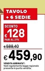 Tavolo +6 sedie
