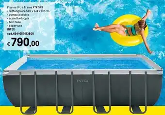 Iper La Grande Intex piscina ultra frame offerta