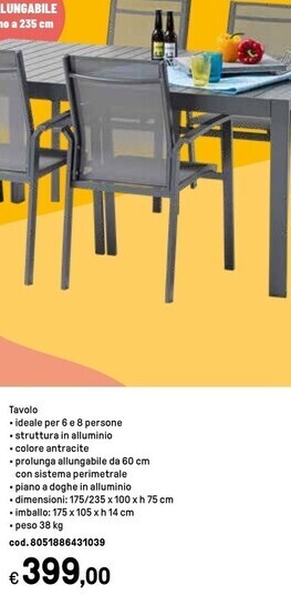 Iper La Grande Tavolo offerta