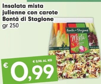 Despar Bontà di stagione insalata mista julienne con carote offerta