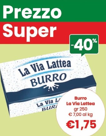 Despar Burrificio la via lattea burro offerta