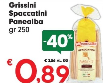 Despar Panealba grissini spaccatini offerta