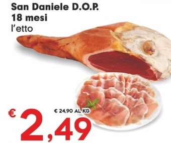 Despar San daniele d.o.p. offerta