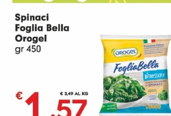 Despar Orogel spinaci foglia bella offerta