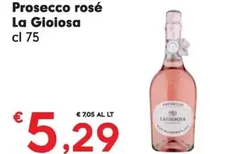 Despar La gioiosa prosecco rosé offerta