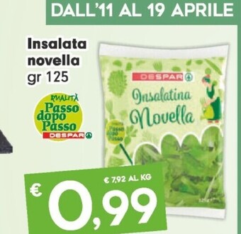 Despar Despar insalata novella offerta