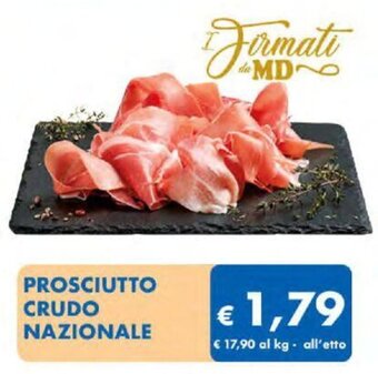 MD Discount Prosciutto Crudo Nazionale offerta