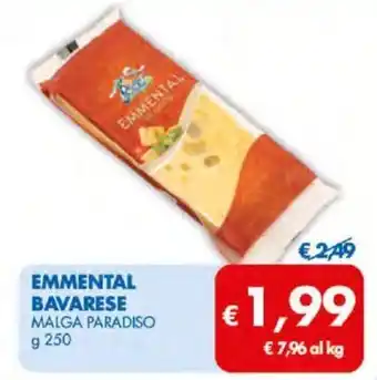 MD Discount Malga Paradiso Emmental Bavarese g 250 offerta