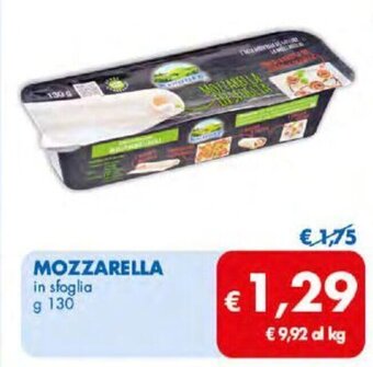 MD Discount Mozzarella in sfoglia g 130 offerta