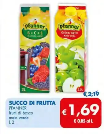 MD Discount Pfanner Succo di Frutta L 2 offerta