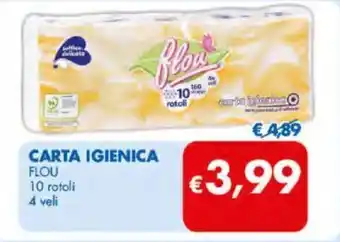 MD Discount Carta Igienica 10 rotoli 4 veli offerta