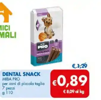 MD Discount Miba Pro Dental Snack g 110 offerta