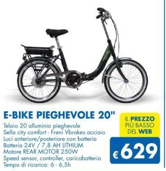 E-Bike Pieghevole 20"