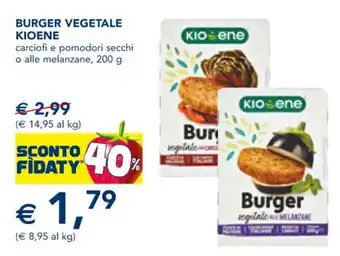 Esselunga Kioene Burger Vegetale 200 g offerta